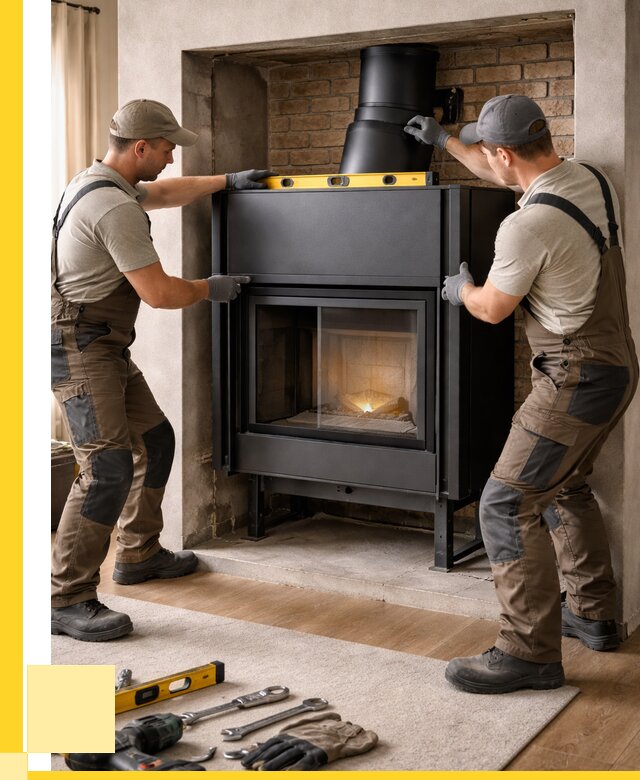 Установка каминных топок в Климовске под ключ от 18230 р. | ЭриданКлс