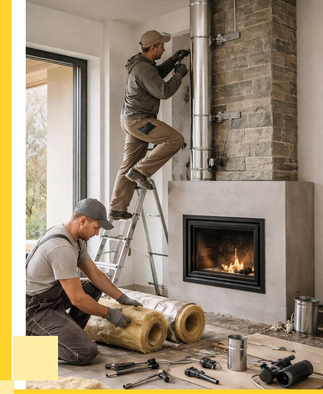 Монтаж дымоходов для каминов в Климовске от 15192 р. ЭриданКлс