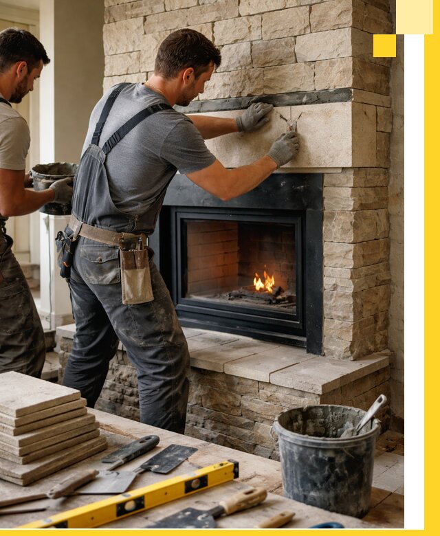 Проектирование и установка открытых каминов в Климовске