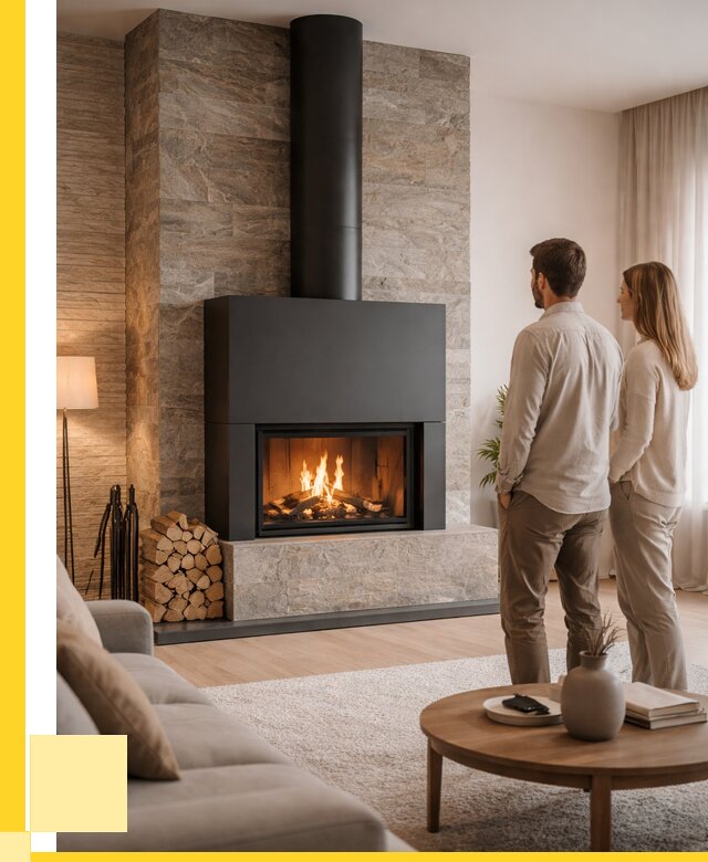 Закрытые камины под ключ в Климовске от 121536 р., ЭриданКлс