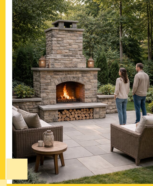 Уличные камины из кирпича в Климовске от 151920 р. | ЭриданКлс