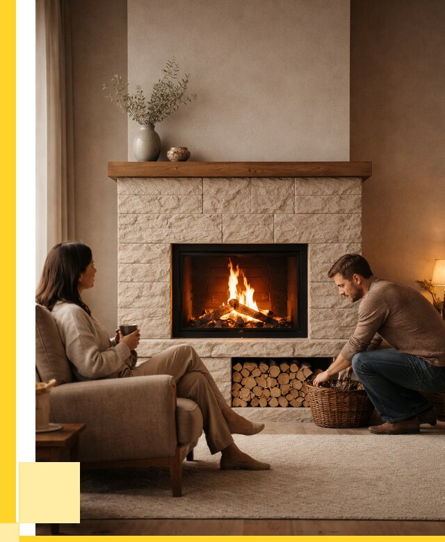 Камины для дома в Климовске под ключ от 151920 р. | ЭриданКлс