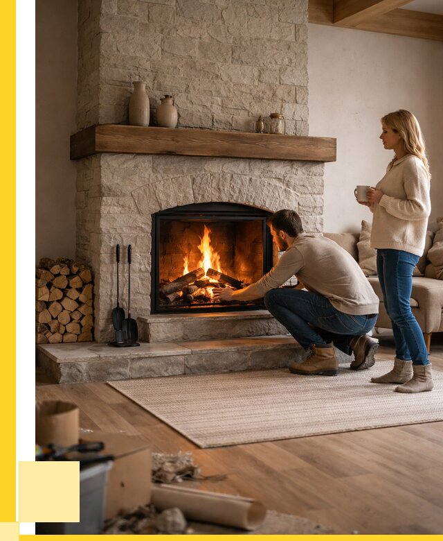 Камины для загородного дома в Климовске от 354480 р., ЭриданКлс