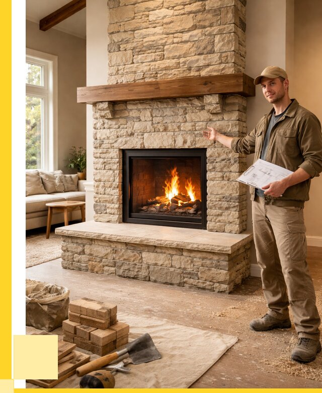 Камины под ключ в Климовске от 182304 р. | ЭриданКлс — установка