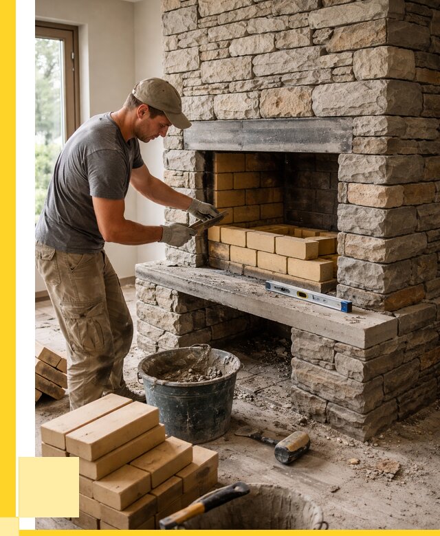 Кладка каминов и камина в Климовске от 25320 р. ЭриданКлс