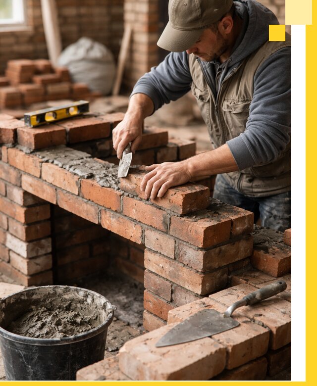 Кладка каминов под ключ в Климовске профессиональная отделка и монтаж