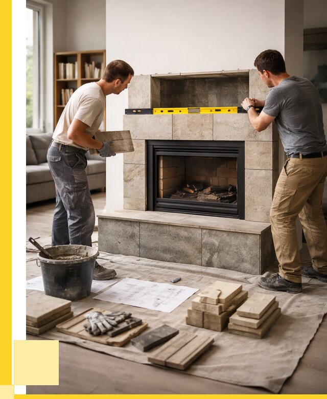 Монтаж каминов и установка в Климовске от 45576 р. | ЭриданКлс