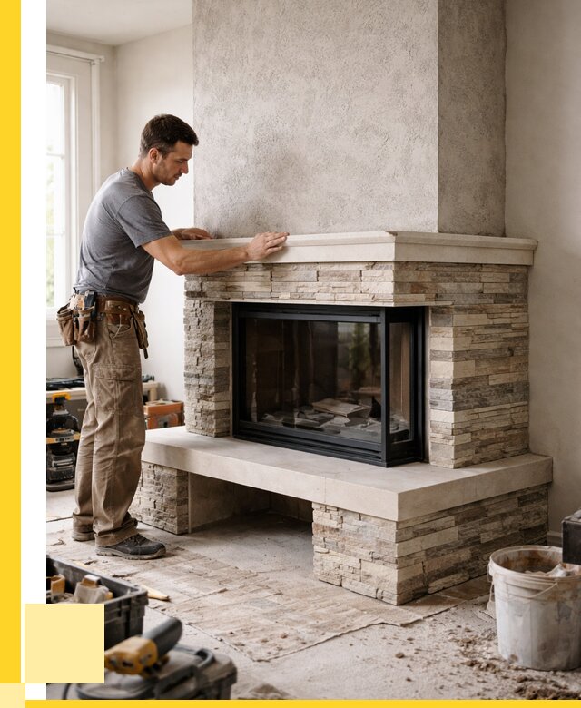 Изготовление каминов под ключ в Климовске от 151920 р. | ЭриданКлс