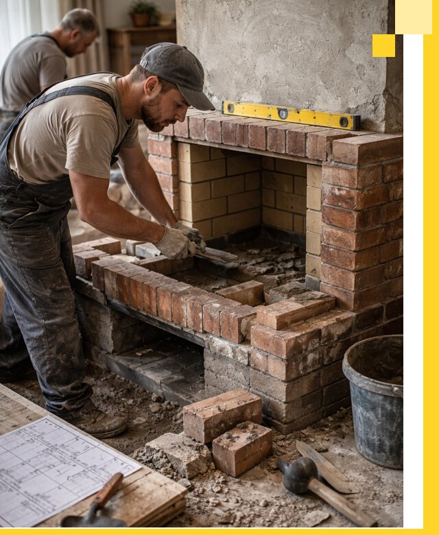 Изготовление и установка каминопечей под ключ в Климовске