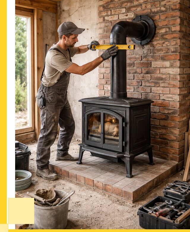 Монтаж печей установка банной печи в Климовске от 15192 р. | ЭриданКлс