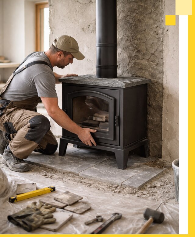 Профессиональный монтаж печей и каминов в Климовске под ключ