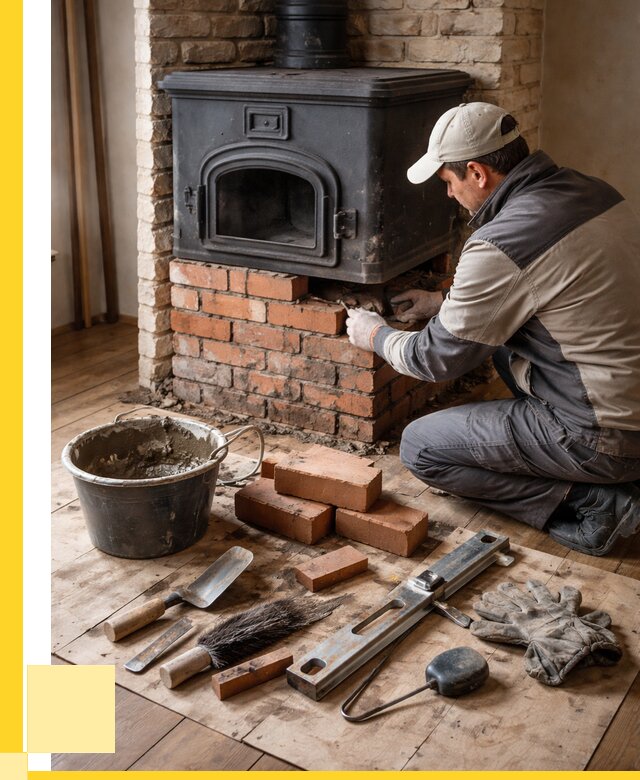 Ремонт печей в Климовске от 12154 р., услуги печника ЭриданКлс
