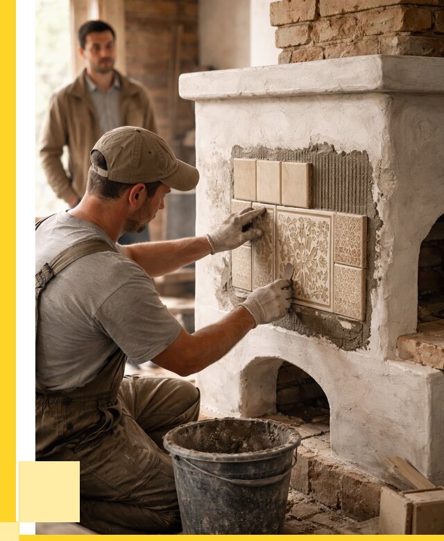 Отделка печей и банных печей в Климовске от 35448 р. | ЭриданКлс