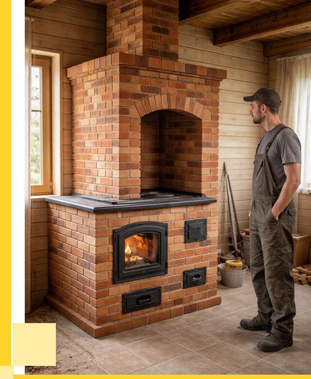 Кирпичные печи в Климовске: купить от 151920 р. | ЭриданКлс