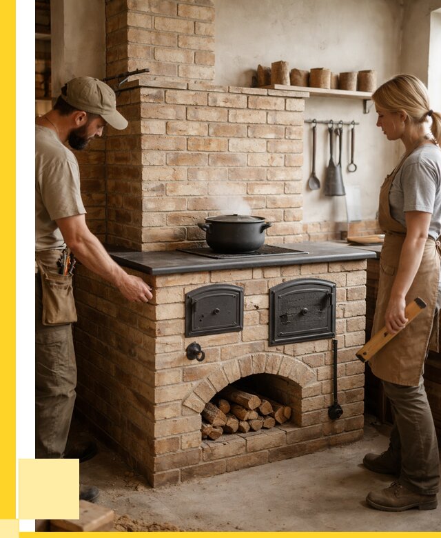 Варочно отопительные печи в Климовске от 91152 р. | ЭриданКлс