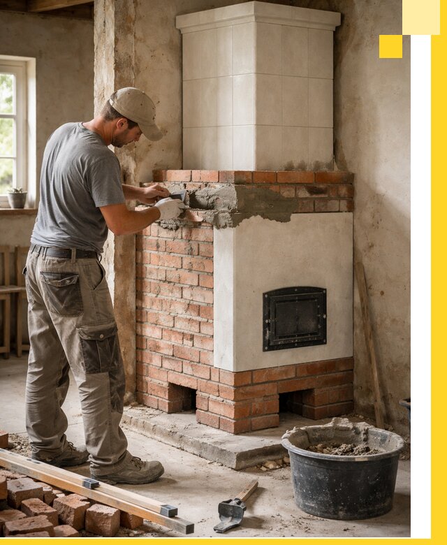 Изготовление и установка печей-голландок под ключ в Климовске