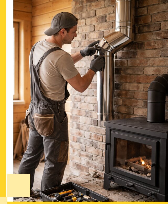 Монтаж дымоходов для печей в Климовске от 7596 р. | ЭриданКлс