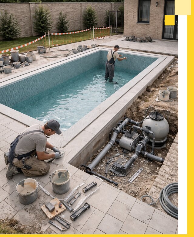 Строительство бассейнов под ключ в Климовске: проекты и монтаж