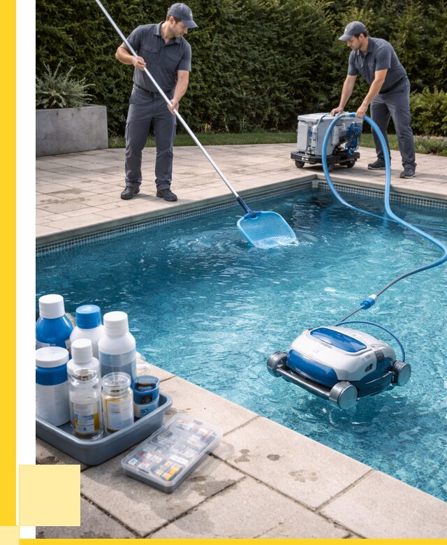 Чистка бассейнов в Климовске роботами, от 4558 р. | ЭриданКлс
