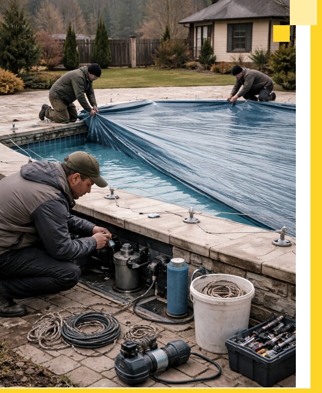 Консервация бассейнов в Климовске: подготовка к длительному хранению