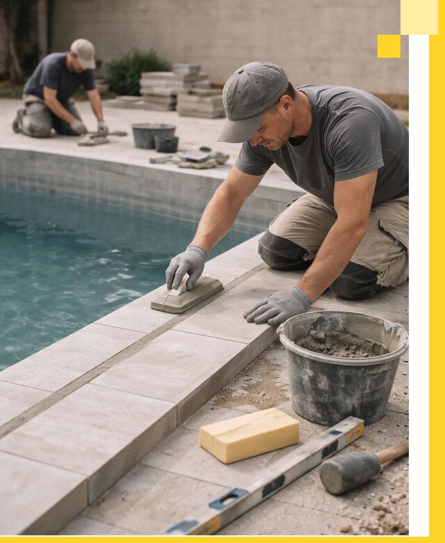 Отделка бассейнов в Климовске: декоративная отделка и гидроизоляция