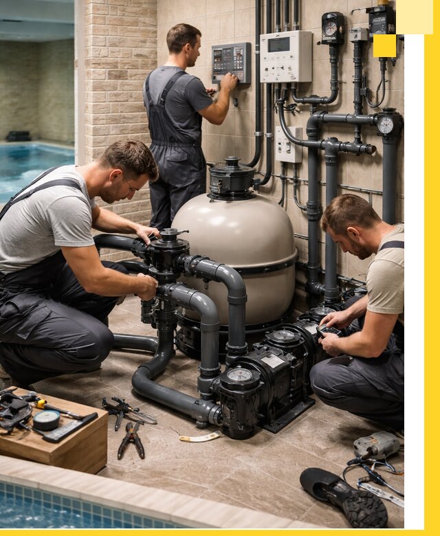 Комплексное оборудование для бассейнов под ключ в Климовске