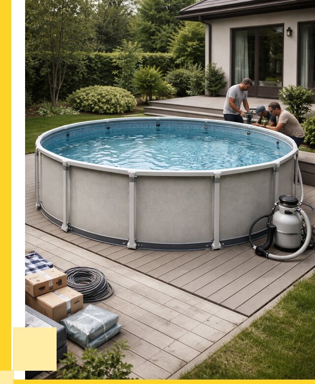 Купить каркасные бассейны в Климовске от 45576 р. | ЭриданКлс