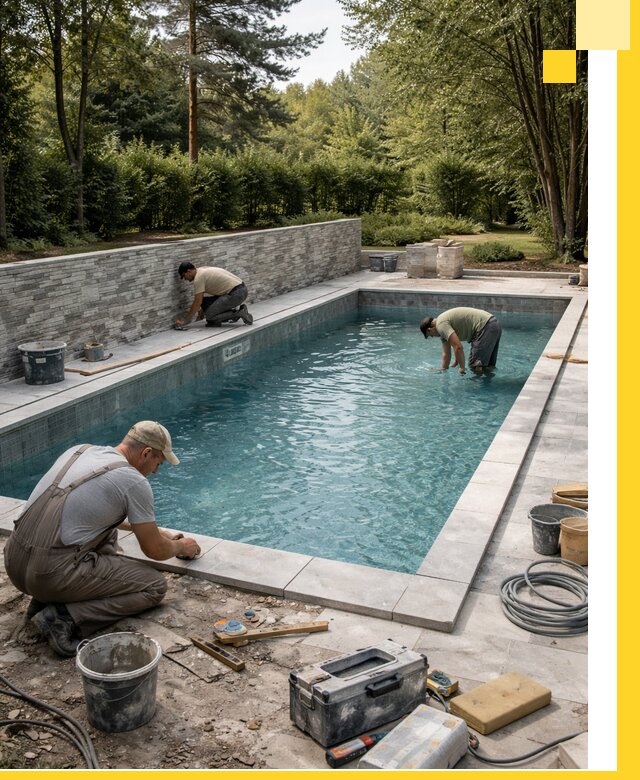 Проектирование и строительство частных бассейнов в Климовске