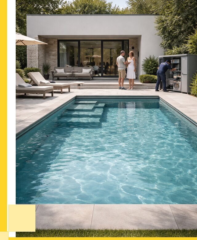 Бассейн в доме в Климовске под ключ от 1215360 р. | ЭриданКлс