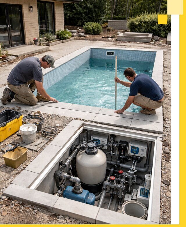 Строительство качественных домашних бассейнов под ключ в Климовске