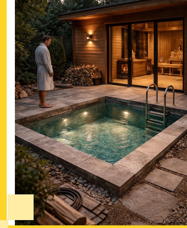 Бани с бассейном под ключ в Климовске от 96216 р. | ЭриданКлс