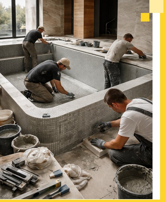 Строительство и установка СПА бассейнов под ключ в Климовске