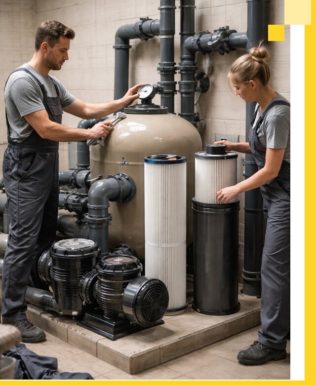 Фильтры и системы фильтрации для бассейнов в Климовске