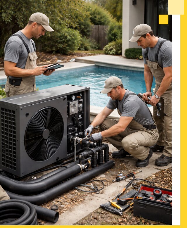 Проектирование и установка тепловых насосов для бассейнов в Климовске