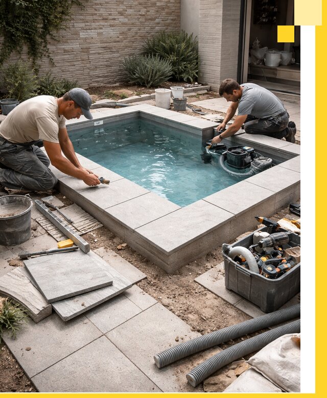 Мини бассейны под ключ в Климовске, дизайн и установка