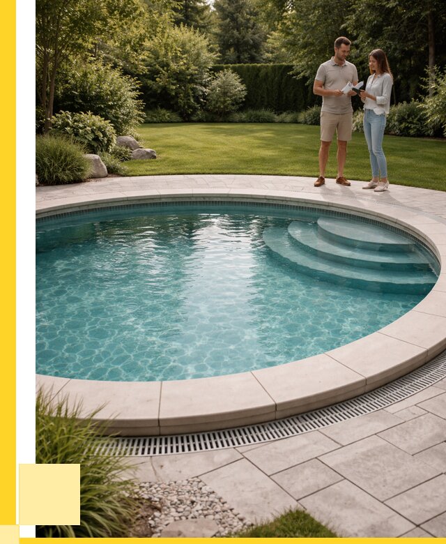 Круглые каркасные бассейны купить в Климовске от 253200 р. | ЭриданКлс