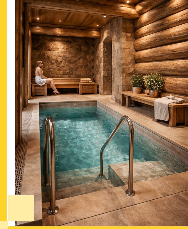 Аренда бани с бассейном в Климовске от 1519200 р. | ЭриданКлс