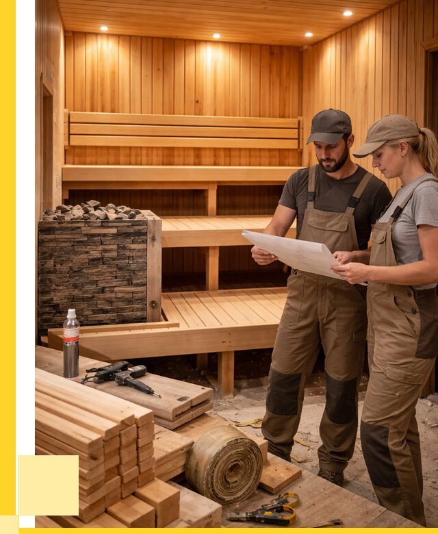 Строительство саун в Климовске под ключ от 253200 р., ЭриданКлс