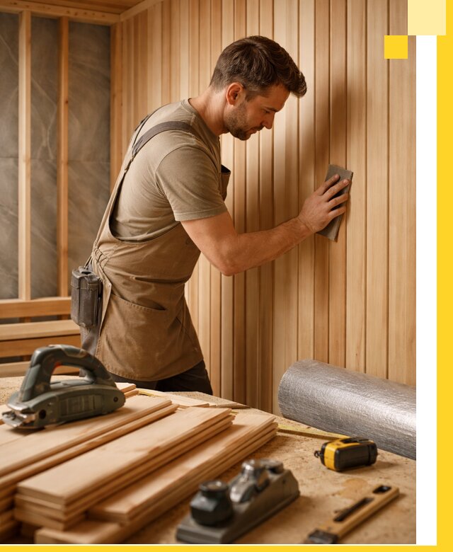 Профессиональная отделка саун и парных под ключ в Климовске