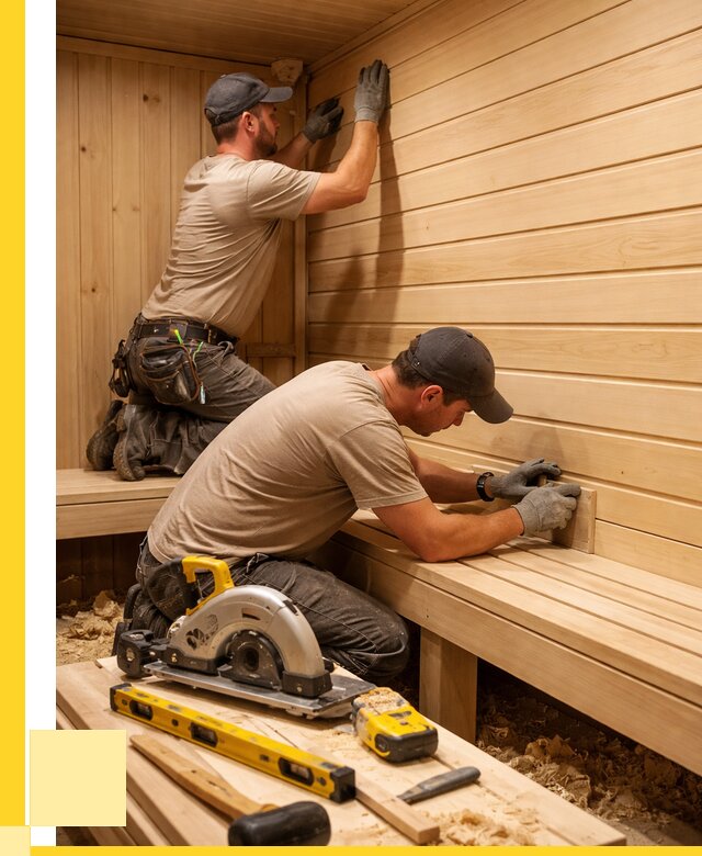 Обшивка саун вагонкой в Климовске от 2532 р. | ЭриданКлс