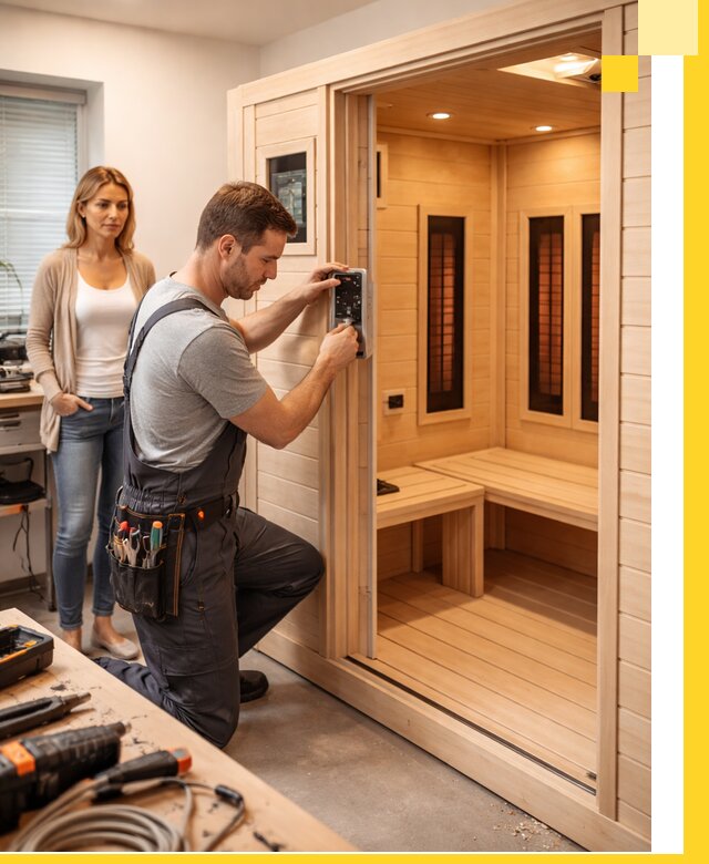 Инфракрасные сауны под ключ в Климовске продажа и установка