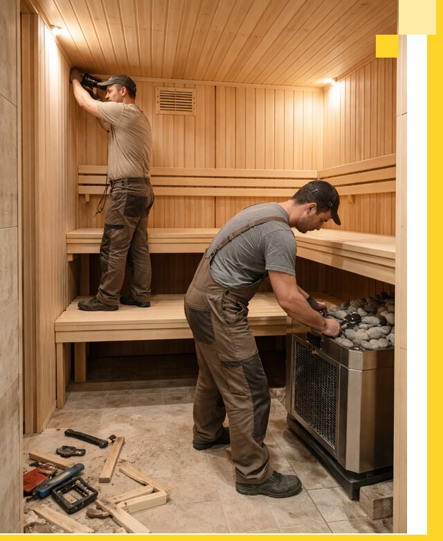 Купить сауну под ключ в Климовске с монтажом и гарантией