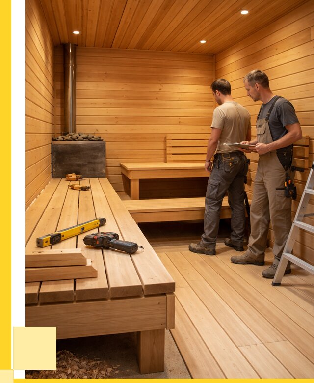 Отделка бань и саун в Климовске по цене от 4558 р. | ЭриданКлс