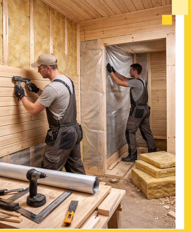 Бани под ключ в Климовске с проектом и полным монтажом