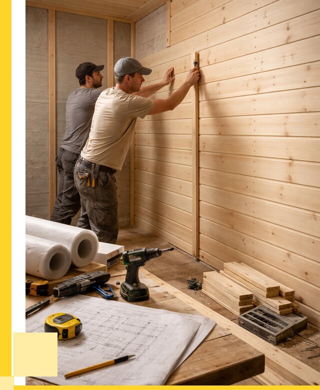 Обшивка бани вагонкой в Климовске от 1215 р., ЭриданКлс