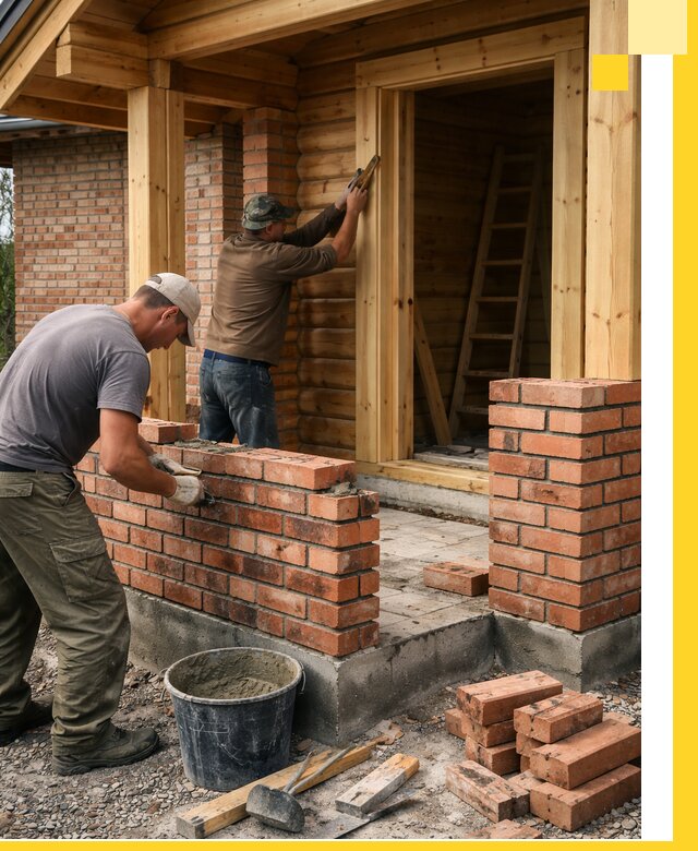 Строительство кирпичных бань под ключ в Климовске с гарантией качества