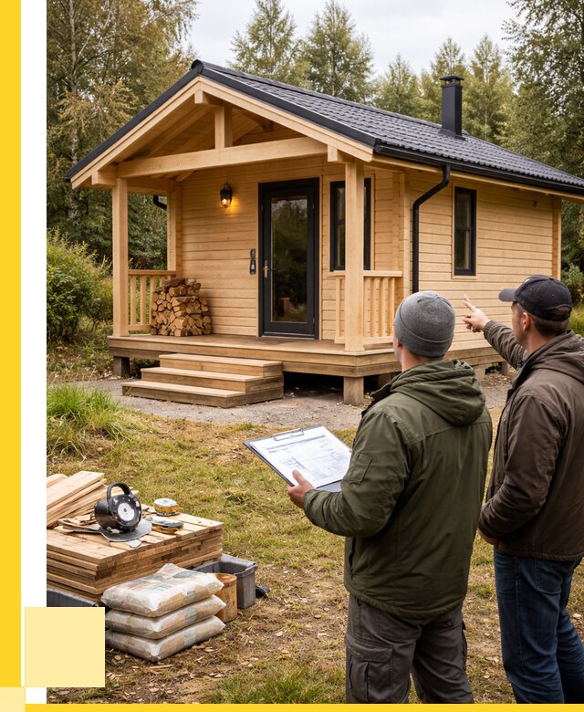 Каркасные бани под ключ в Климовске от 303840 р. | ЭриданКлс