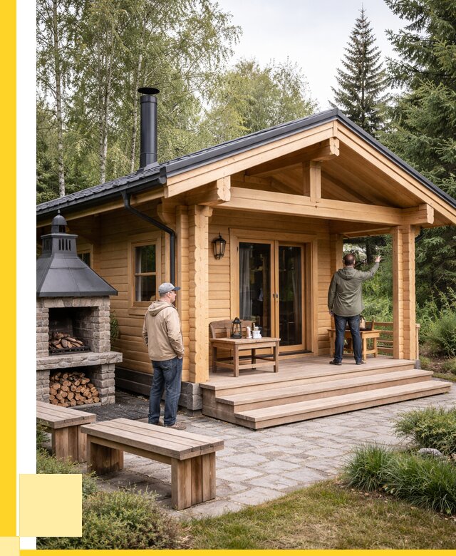 Деревянные бани под ключ в Климовске от 455760 р. | ЭриданКлс