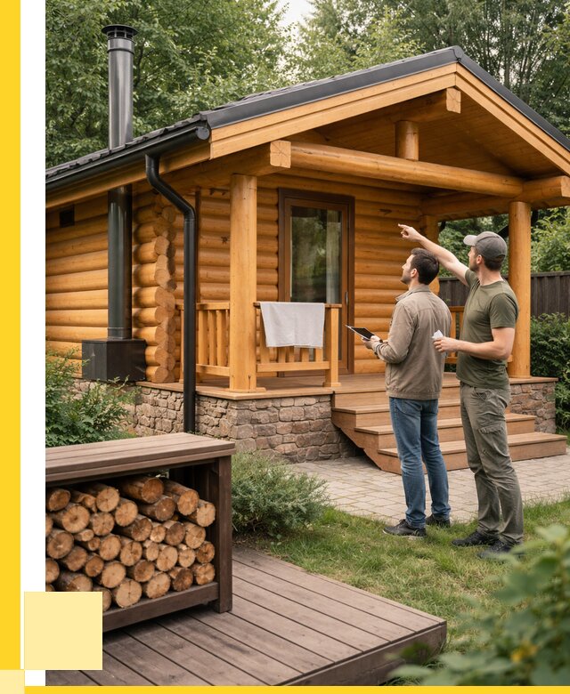 Бани для дачи под ключ в Климовске от 253200 р. | ЭриданКлс