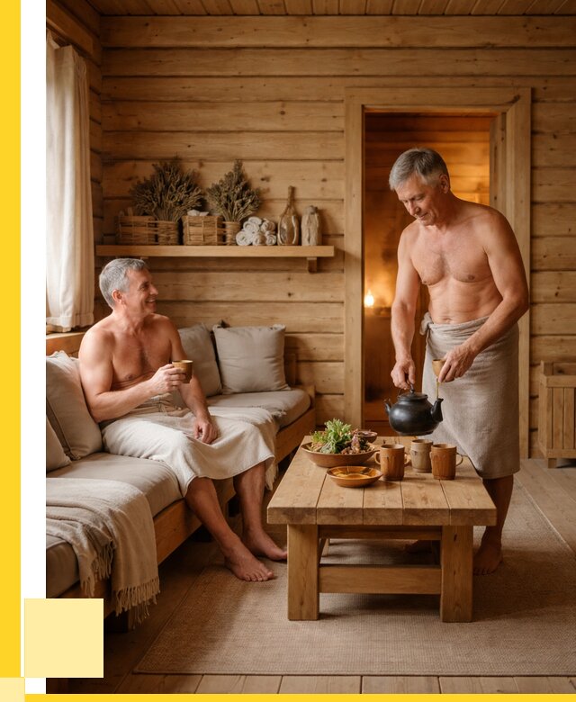 Бани с комнатой отдыха под ключ в Климовске от 455760 р. | ЭриданКлс